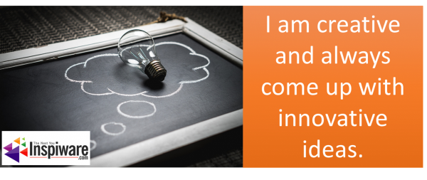 Affirmations for Kids: I am creative and always come up with innovative ideas