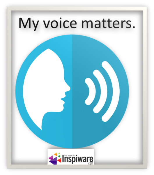 My voice matters